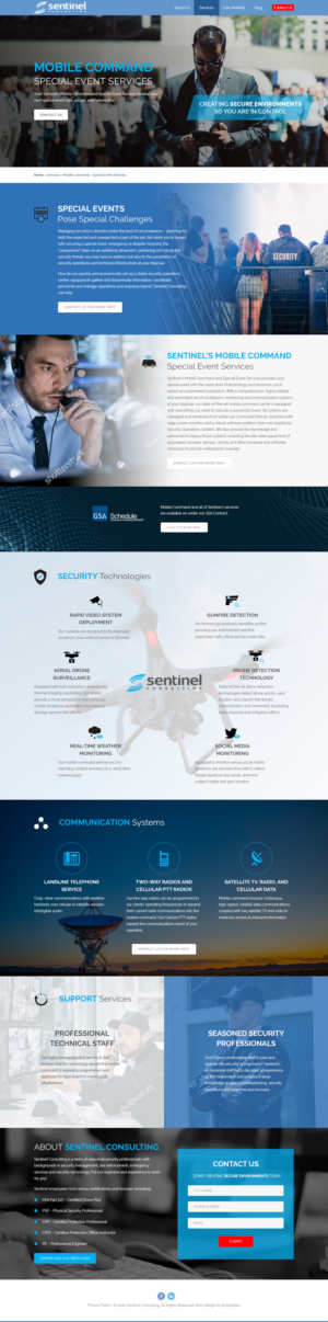 Diseño Web por Sol. Design para Sentinel Consulting, LLC | Diseño #24534896