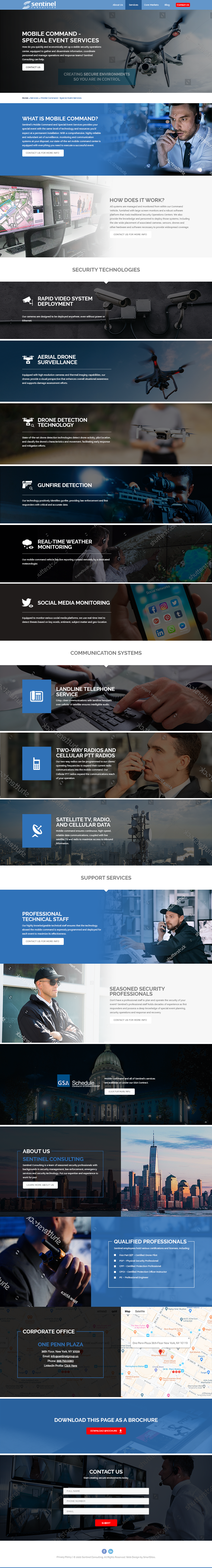 Web Design by Sol. Design for Sentinel Consulting, LLC | Design #24551308