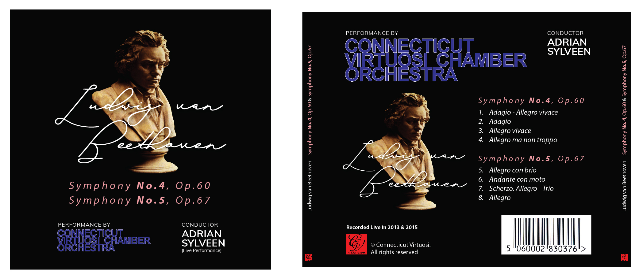 CD-Cover-Design von eleven für Connecticut Virtuosi Chamber Orchestra, Inc.  | Design #24514441