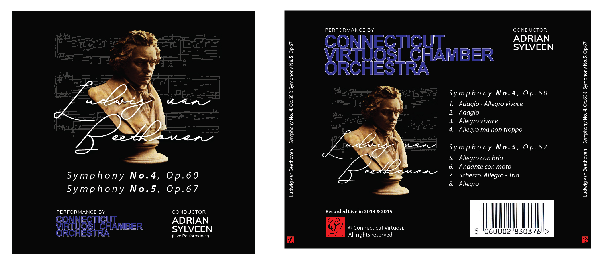 CD Cover Design by eleven for Connecticut Virtuosi Chamber Orchestra, Inc.  | Design #24514442