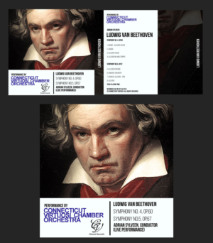 CD Cover Design by Estratosphera for Connecticut Virtuosi Chamber Orchestra, Inc.  | Design #24504741