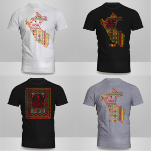 T-shirt design for The Rockin Chicken  | T-shirt Design by Kero