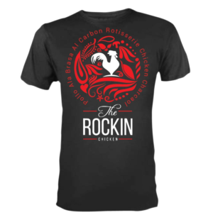 T-shirt design for The Rockin Chicken  | T-shirt Design by 75-R-P-Z