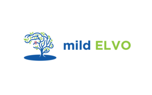 mild ELVO (capitals as written) | Logo Design by MT