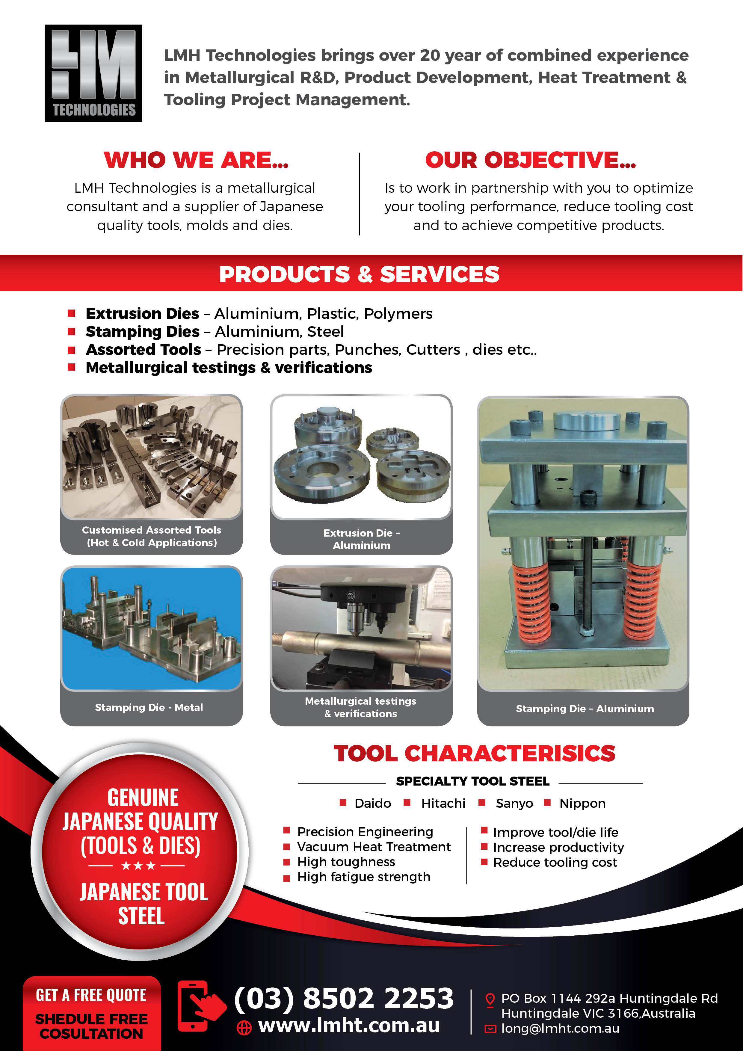 Diseño de Flyer por rkailas para LMH Holdings Pty Ltd | Diseño #24516346