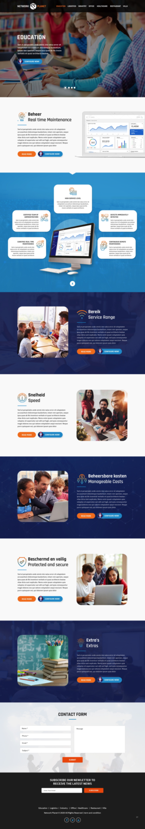 Diseño Web por pb para Service Planet Rotterdam B.V. | Diseño: #24528103