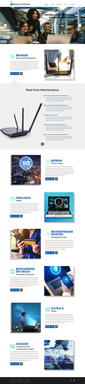 Diseño Web por pb para Service Planet Rotterdam B.V. | Diseño: #24528104