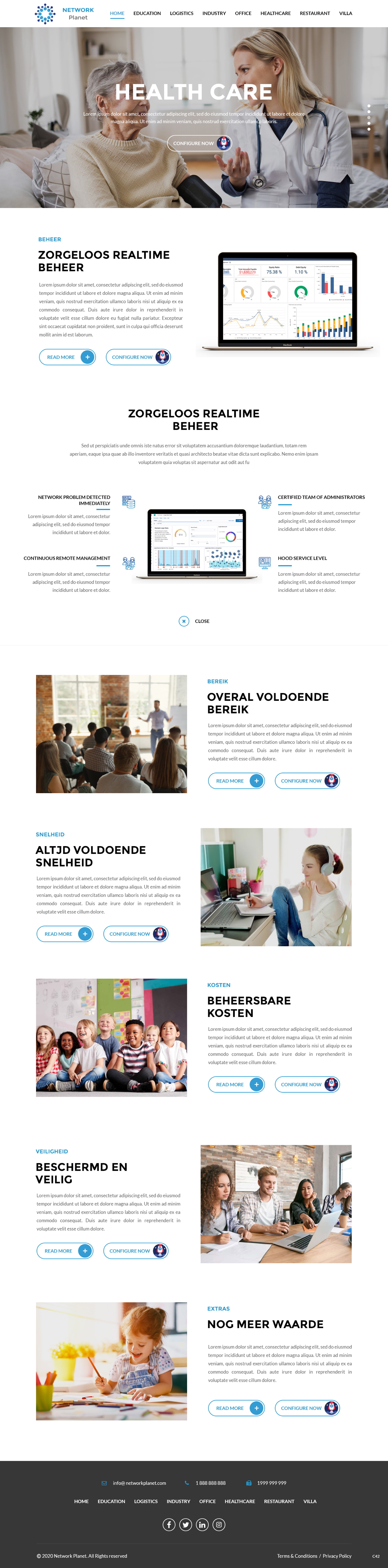 Web Design by pb for Service Planet Rotterdam B.V. | Design #24535251