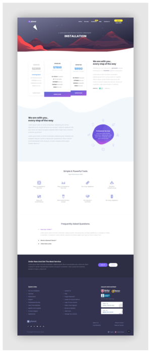 Web Design by Web Petikdua 2 for Service Planet Rotterdam B.V. | Design: #24588716