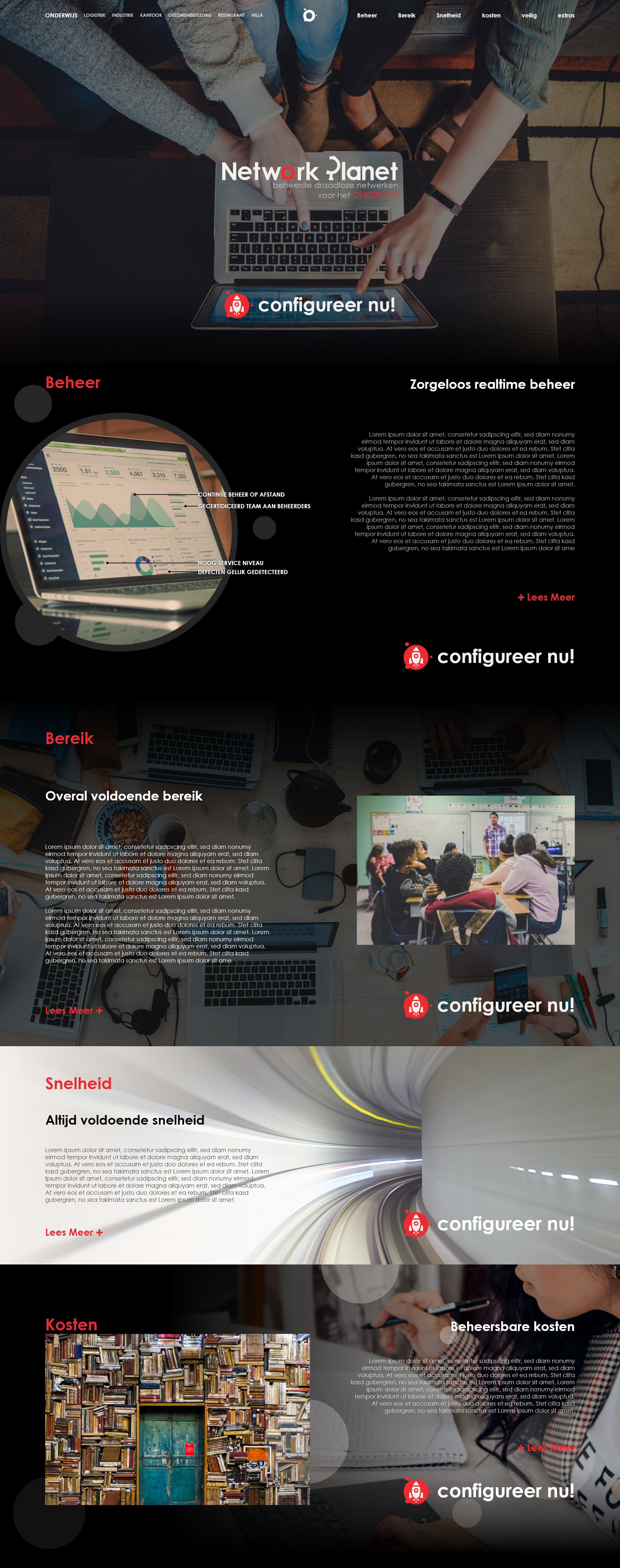 Web Design by SameSam94 for Service Planet Rotterdam B.V. | Design #24649832