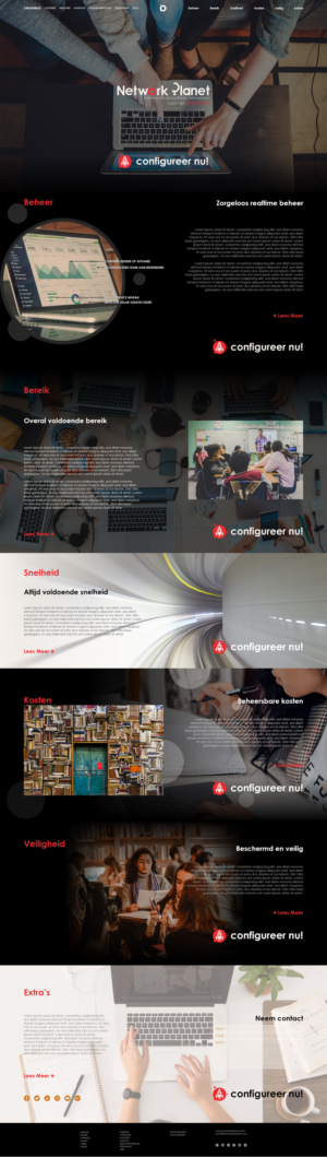 Web Design by SameSam94 for Service Planet Rotterdam B.V. | Design: #24651043