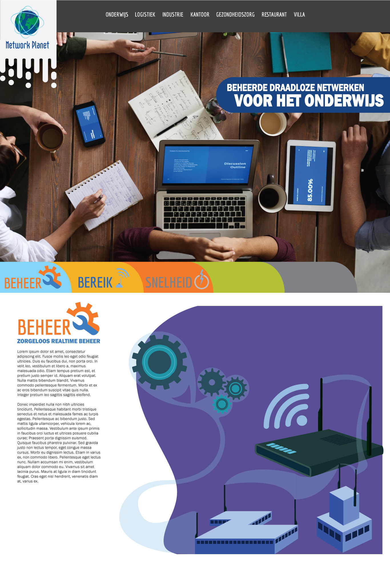 Web-Design von srhzaidi für Service Planet Rotterdam B.V. | Design #24638341