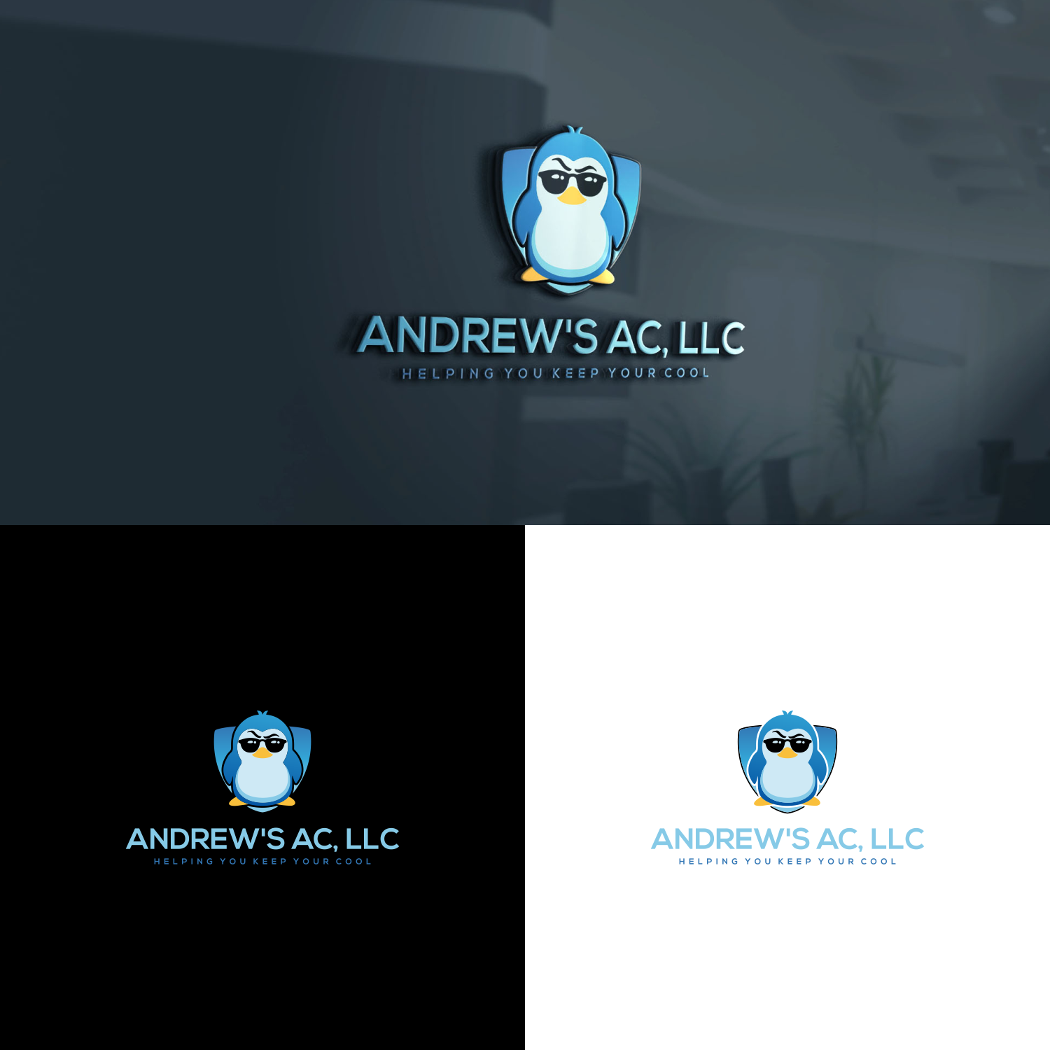 Logo Design by ZiangArt_Studio for Andrew's AC, LLC | Design #24512847