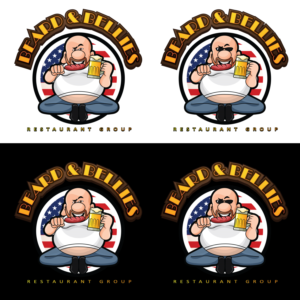 Beards and Bellies Restaurant Group | Logo Design by BJY