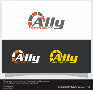 Ally Security | Logo Design by Mariono Fx