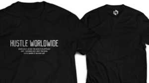 T-Shirt-Design von Zuhans für Hustle Worldwide | Design #24557055