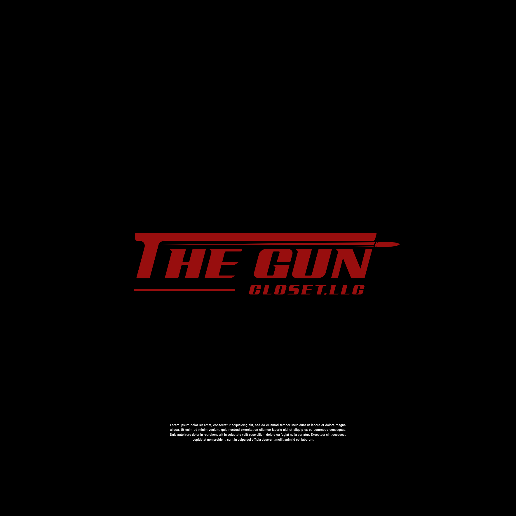 Logo Design by Low_vertical for The Gun Closet, LLC | Design #24517212