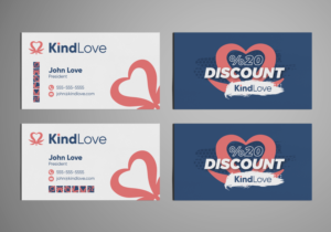 Business Card Design by Tilt for Kind Love | Design: #24554802