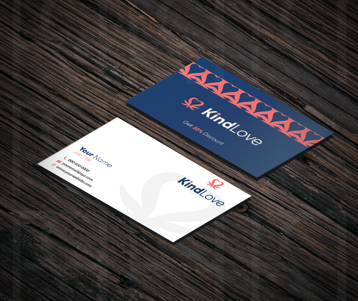 Business Card Design by Riz' for Kind Love | Design #24513492