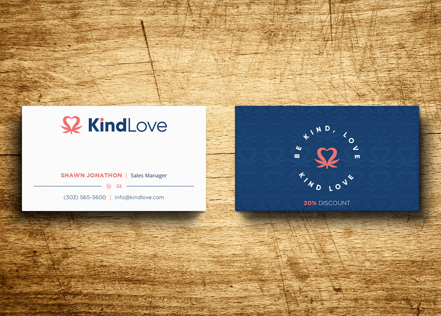 Business Card Design by Verified artistry (Design garden) for Kind Love | Design #24538133