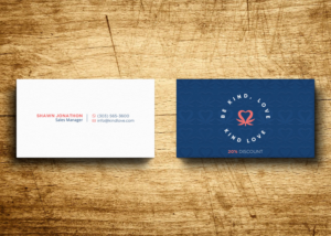 Visitenkarten-Design von Verified artistry (Design garden) für Kind Love | Design: #24538134