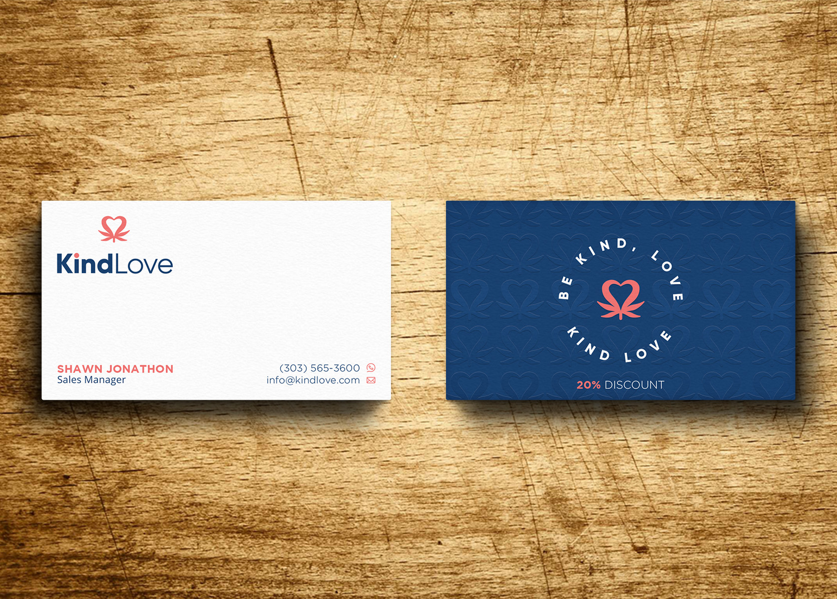 Business Card Design by Verified artistry (Design garden) for Kind Love | Design #24538136