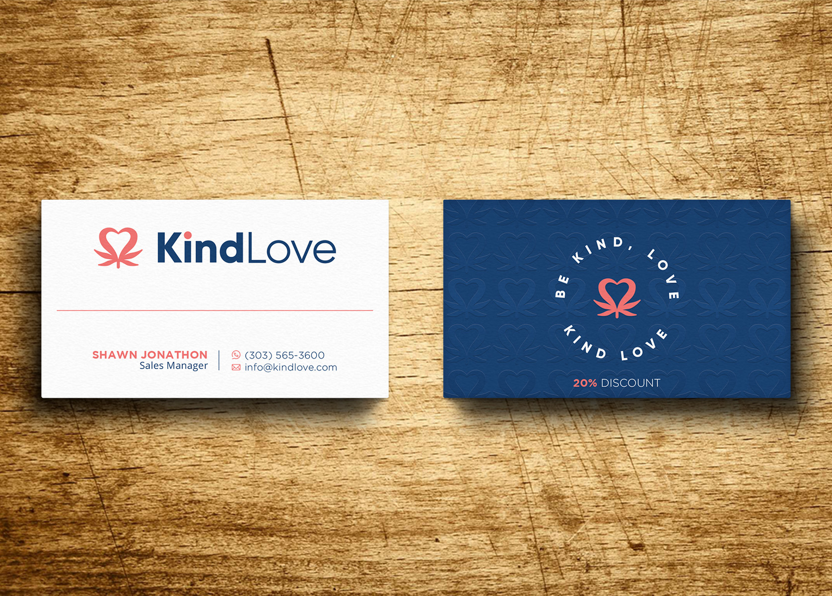 Business Card Design by Verified artistry (Design garden) for Kind Love | Design #24538143