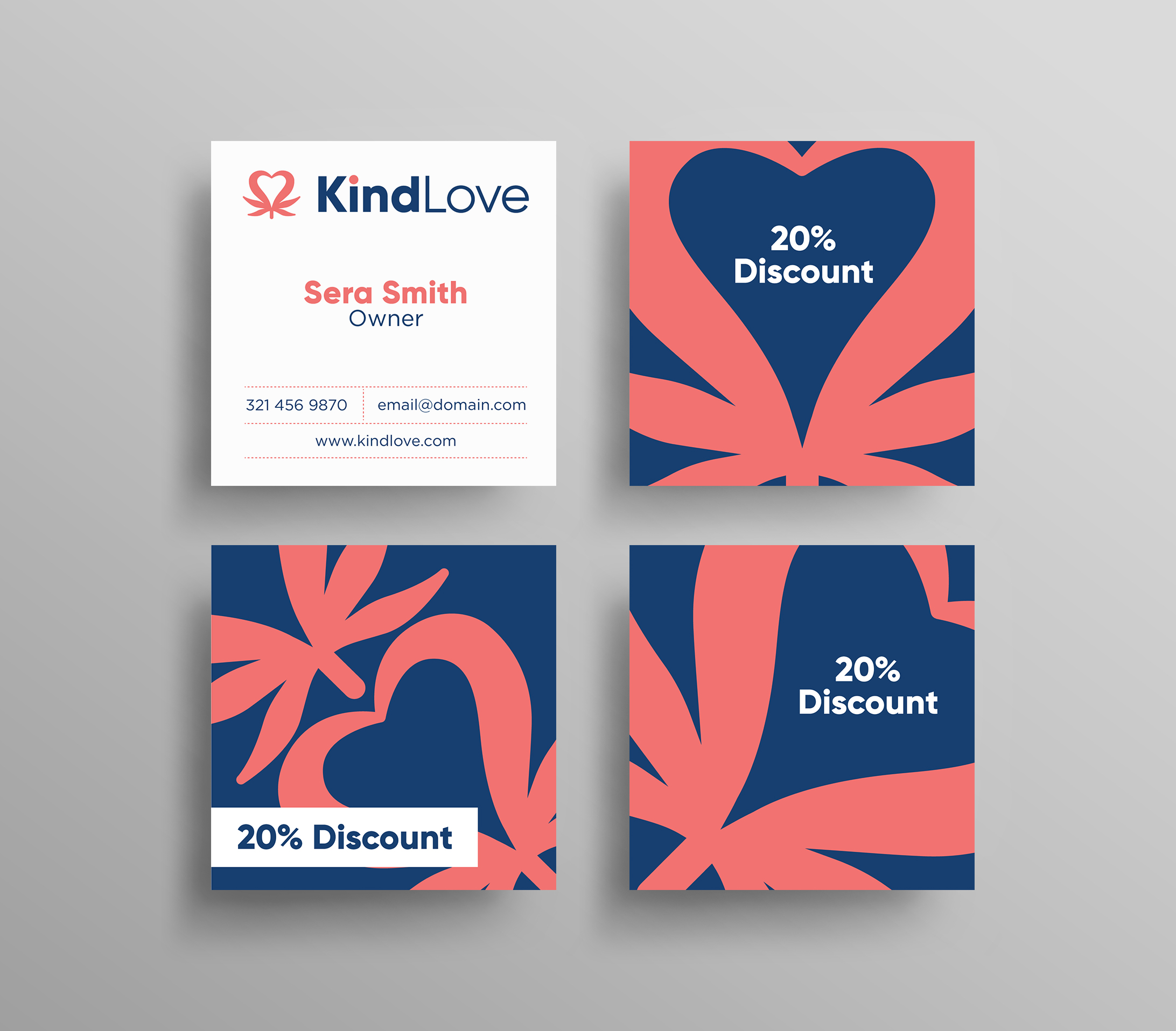 Visitenkarten-Design von JK18 für Kind Love | Design #24515317