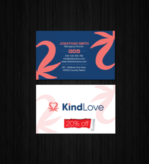 Business Card Design by Creations Box 2015 for Kind Love | Design: #24523574