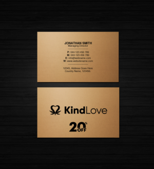 Business Card Design by Creations Box 2015 for Kind Love | Design: #24523575