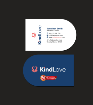 Business Card Design by Creations Box 2015 for Kind Love | Design: #24523580