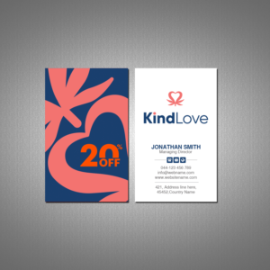 Business Card Design by Creations Box 2015 for Kind Love | Design: #24523615