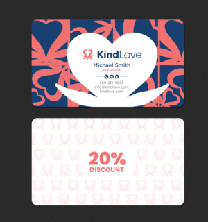 Business Card Design by chandrayaan.creative for Kind Love | Design: #24523907