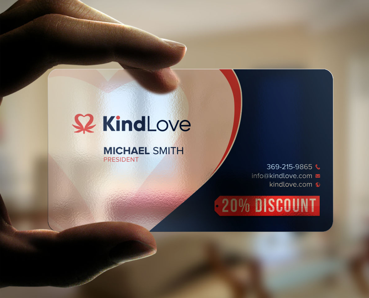 Business Card Design by chandrayaan.creative for Kind Love | Design #24525778