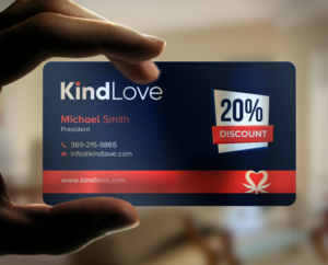 Visitenkarten-Design von chandrayaan.creative für Kind Love | Design: #24526031