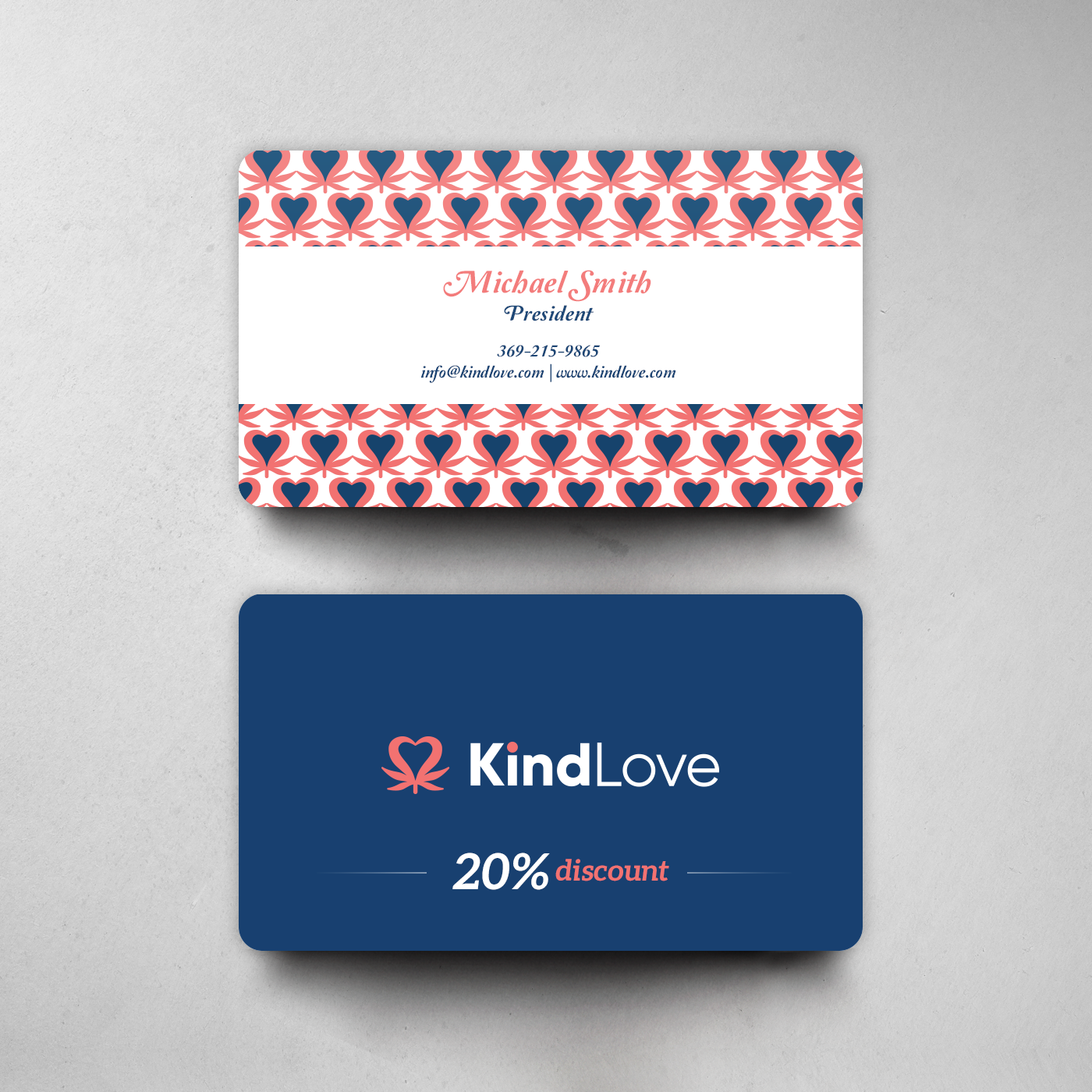 Business Card Design by chandrayaan.creative for Kind Love | Design #24526035