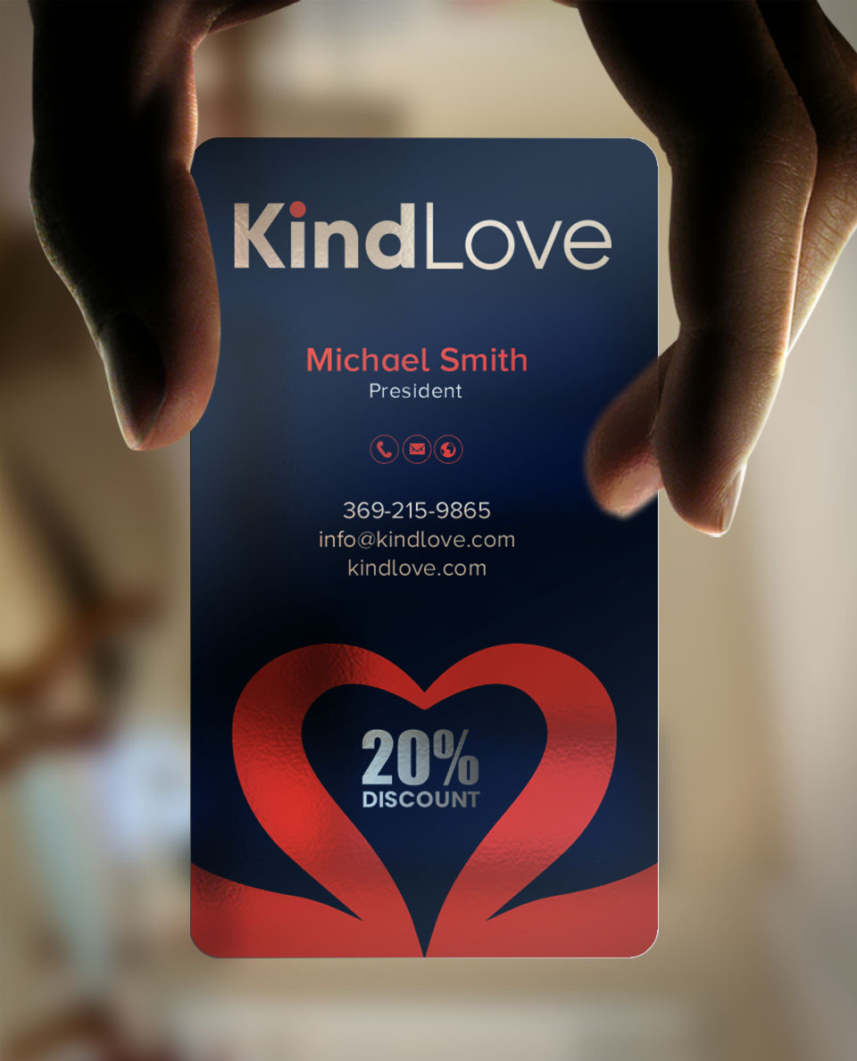 Business Card Design by chandrayaan.creative for Kind Love | Design #24526330