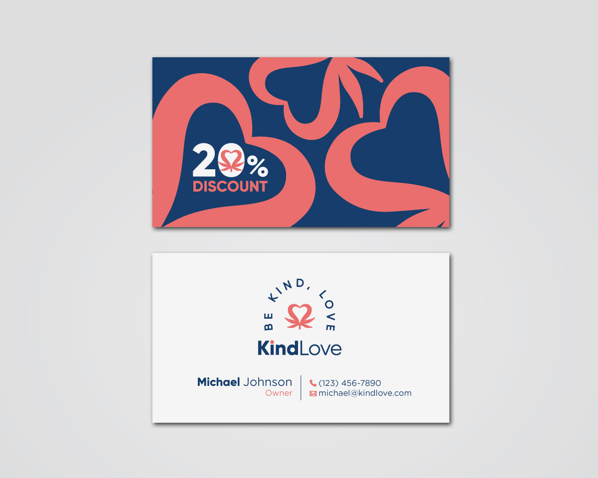 Business Card Design by MDesign for Kind Love | Design #24524551