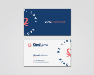Business Card Design by MDesign for Kind Love | Design: #24542420