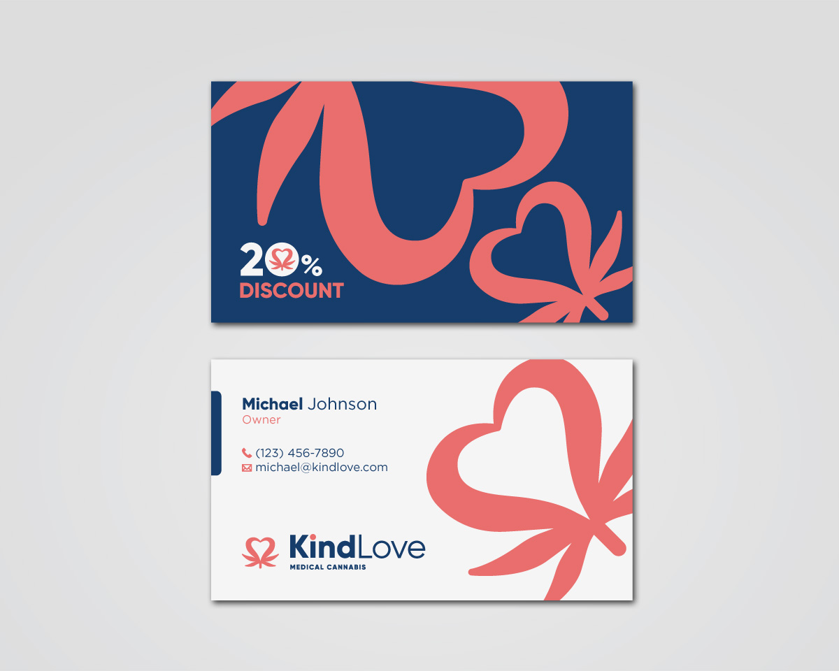 Diseño de Tarjeta de Presentación por MDesign para Kind Love | Diseño #24556280