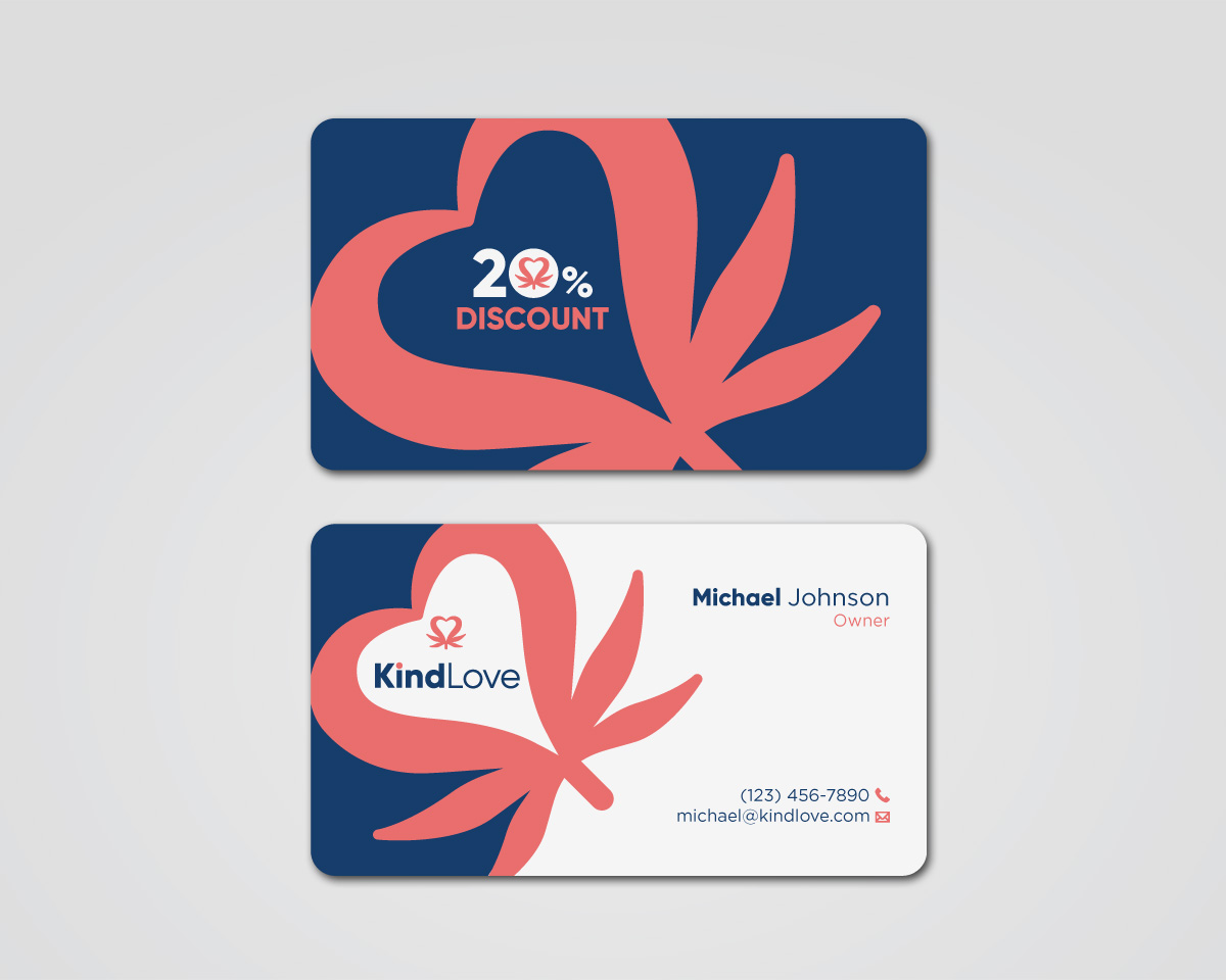 Business Card Design by MDesign for Kind Love | Design #24556284