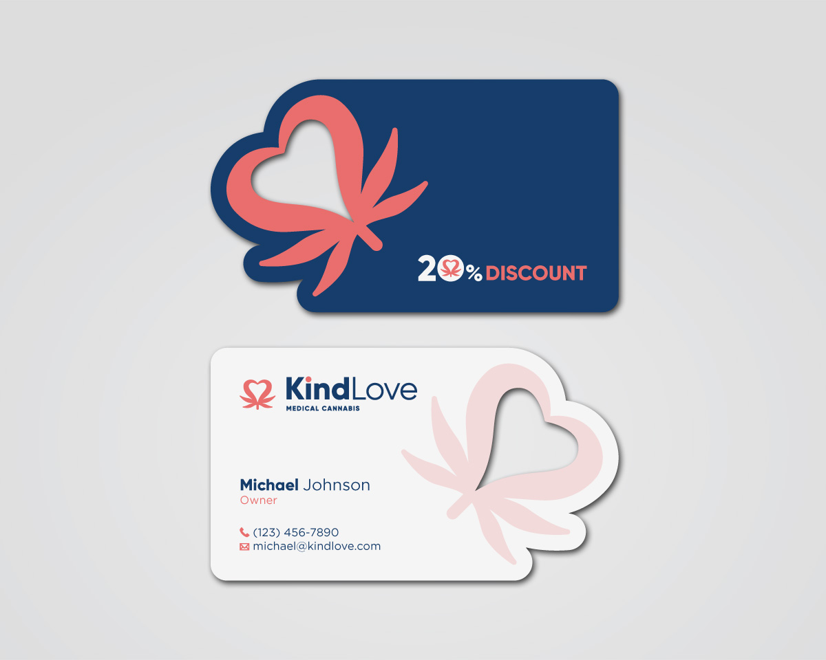 Business Card Design by MDesign for Kind Love | Design #24572687