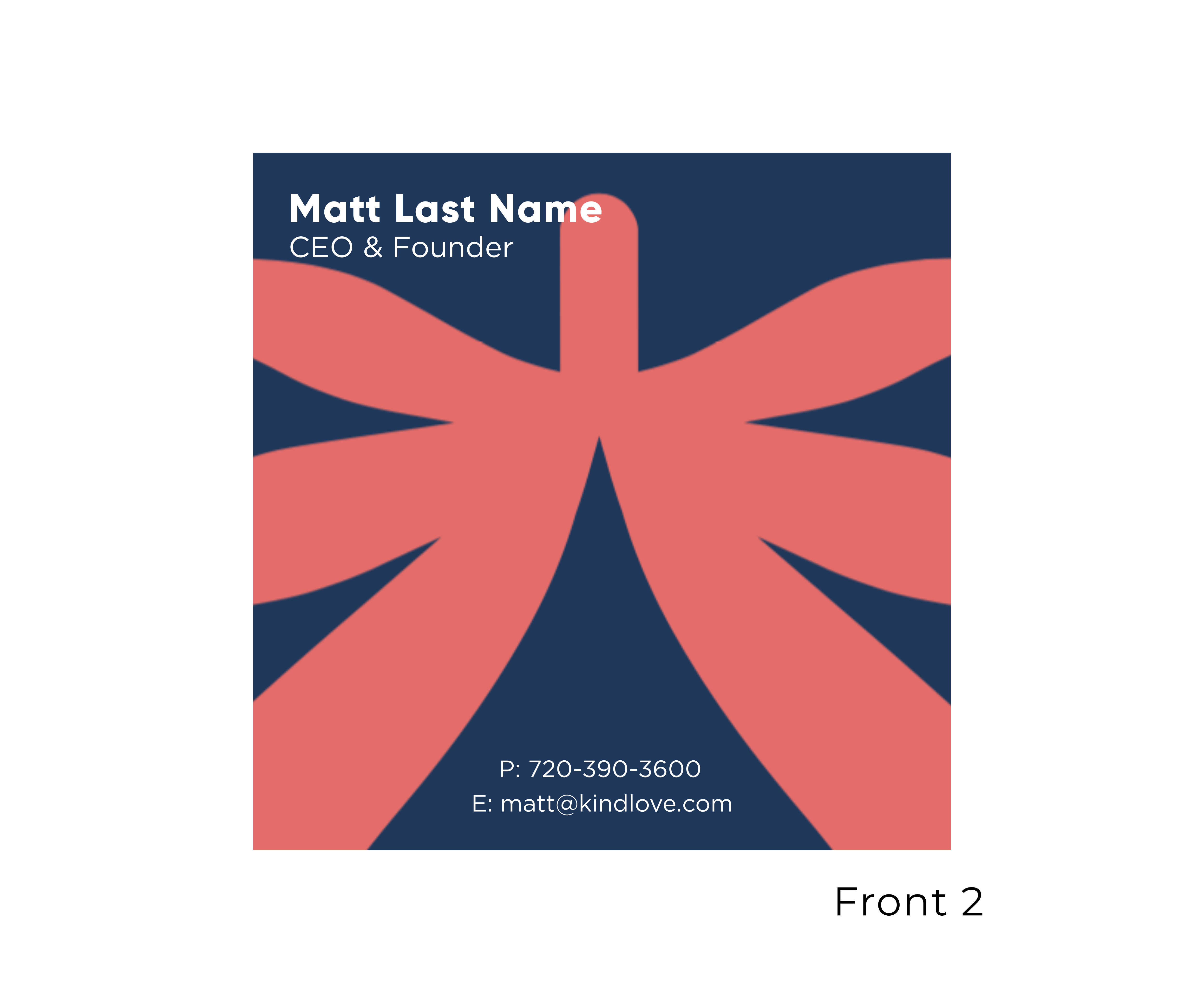 Business Card Design by Miranda Mtz. for Kind Love | Design #24562768