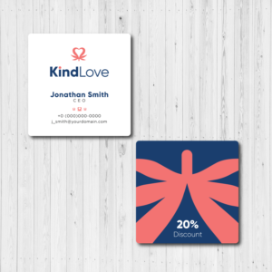 Business Card Design by Bold Pixels for Kind Love | Design: #24519073