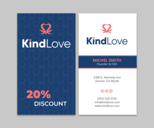 Business Card Design by Neamot for Kind Love | Design: #24524809