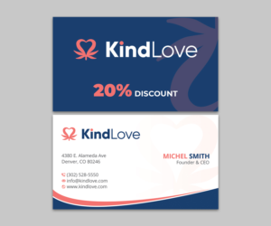 Business Card Design by Neamot for Kind Love | Design: #24524813