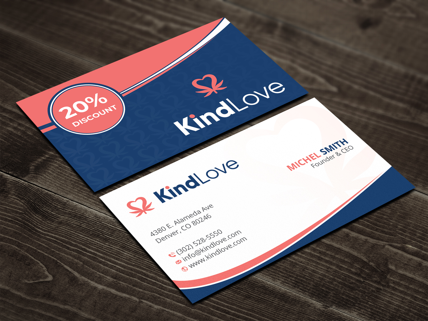 Business Card Design by Neamot for Kind Love | Design #24530324