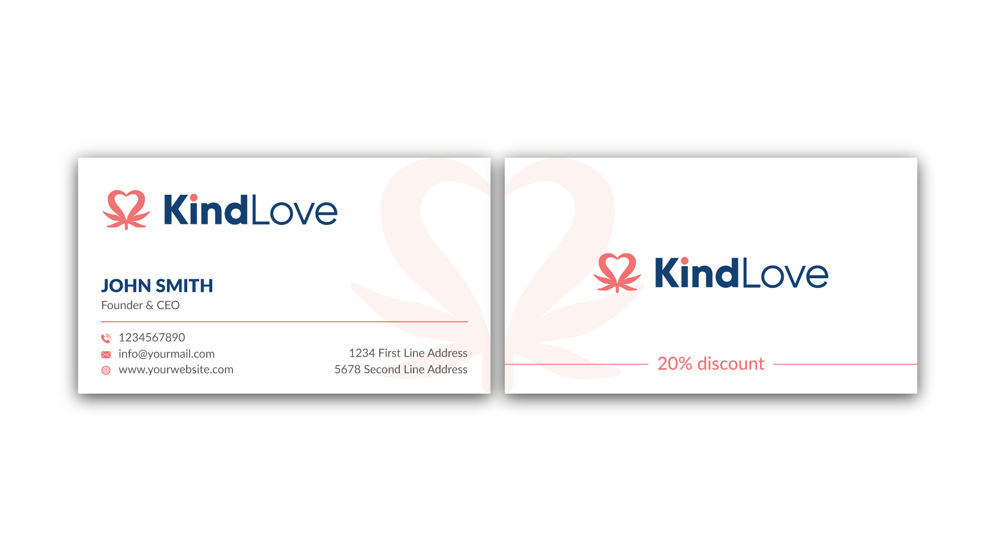 Business Card Design by Musa. A for Kind Love | Design #24544720