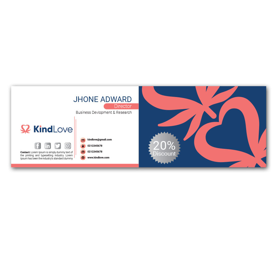Design de Carte de Visite par Rupok 3 pour Kind Love | Design #24520864