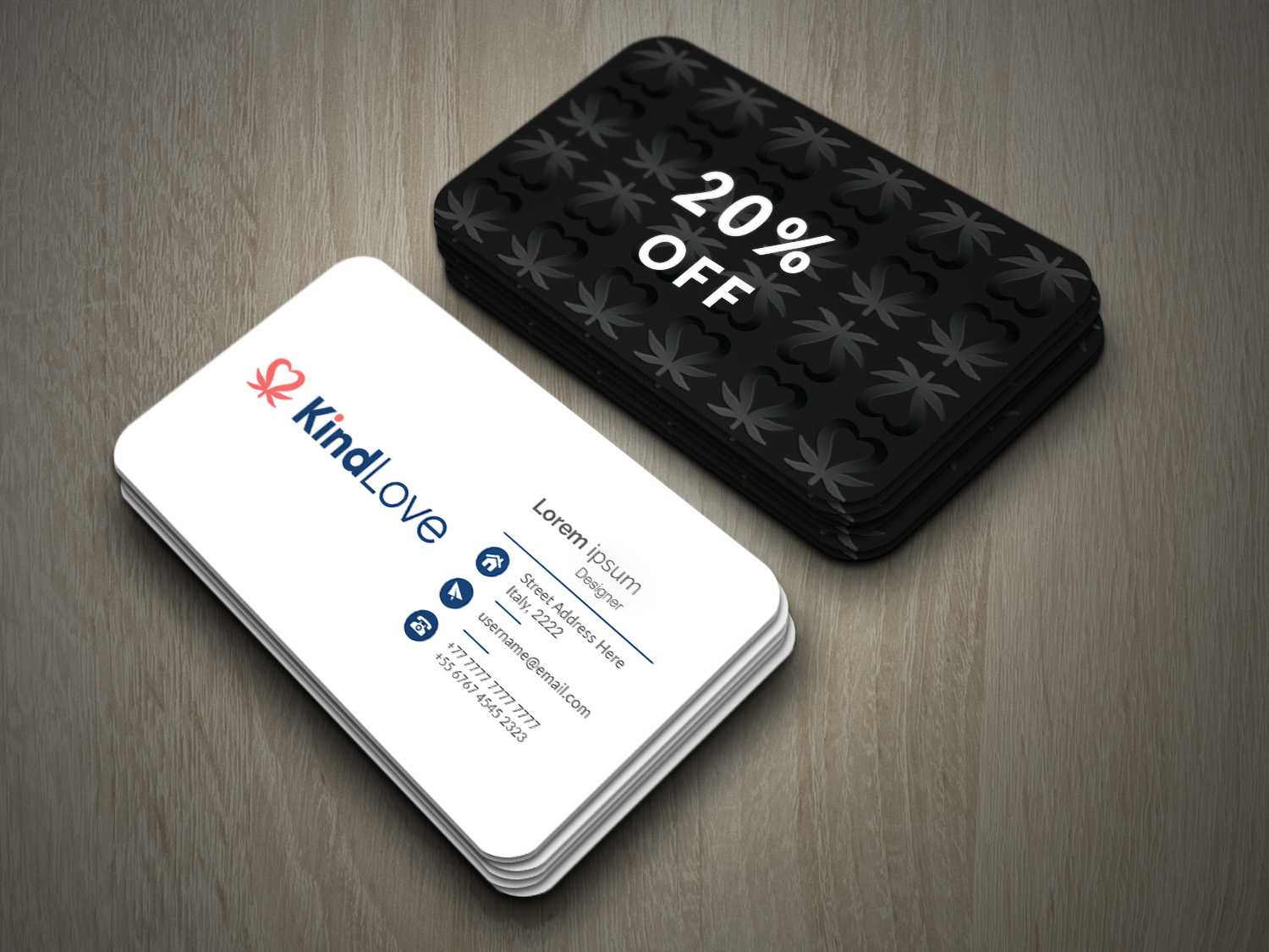 Business Card Design by tanzeelador for Kind Love | Design #24544045